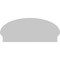 Ekena Millwork Elliptical 4 Spoke Architectural Grade PVC Combination Pediment, 36"W x 15-7/8"H x 2-3/4"P PEDPC036X160ELL04 - alternate 5